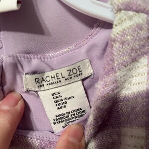 Rachel Zoe Lavender and White Dress/Coat Set